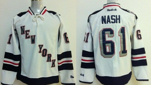 Rick Nash New York Rangers white Stadium Series jersey