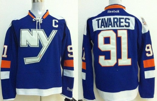 John Tavares New York Islanders blue Stadium Series jersey