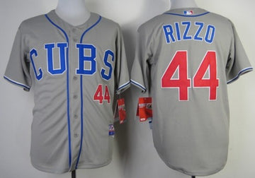 Anthony Rizzo Chicago Cubs gray jersey
