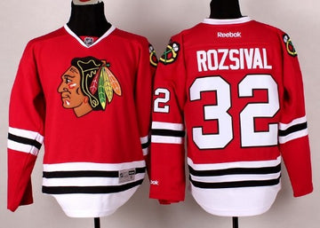 Michal Rozsival Chicago Blackhawks red jersey