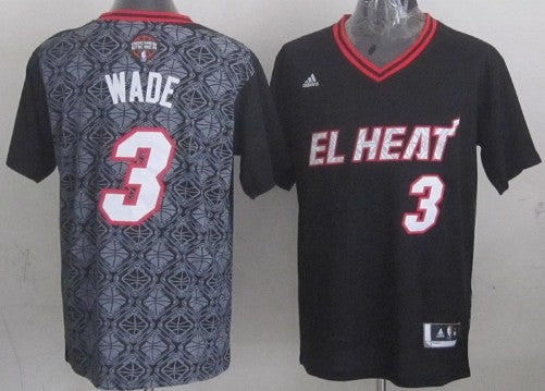 Dwyane Wade Revolution Miami Heat black jersey
