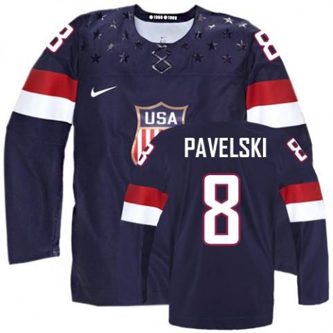 Joe Pavelski Team USA Hockey navy jersey
