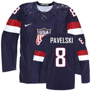 Joe Pavelski Team USA Hockey navy jersey