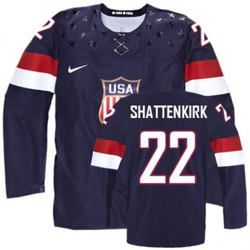 Kevin Shattenkirk Team USA Hockey navy jersey