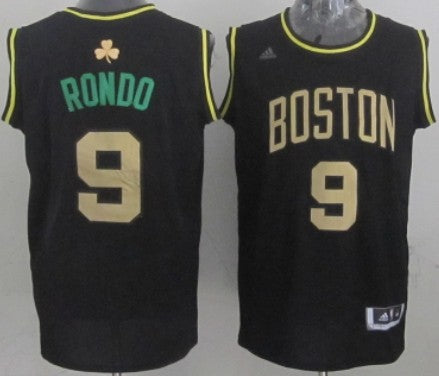 Rajon Rondo All Boston Celtics black jersey