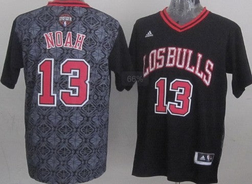 Joakim Noah Revolution Chicago Bulls black jersey