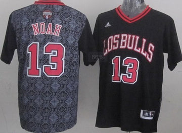 Joakim Noah Revolution Chicago Bulls black jersey