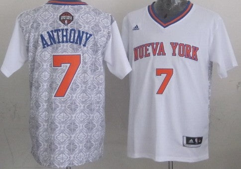 Carmelo Anthony Revolution New York Knicks white jersey
