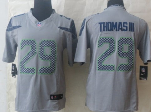 Nike Earl Thomas III Seattle Seahawks gray Limited jersey