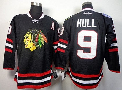 Bobby Hull Chicago Blackhawks black Stadium Series jersey