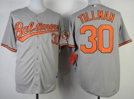 Chris Tillman Baltimore Orioles gray jersey