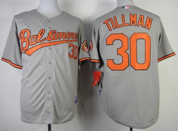 Chris Tillman Baltimore Orioles gray jersey