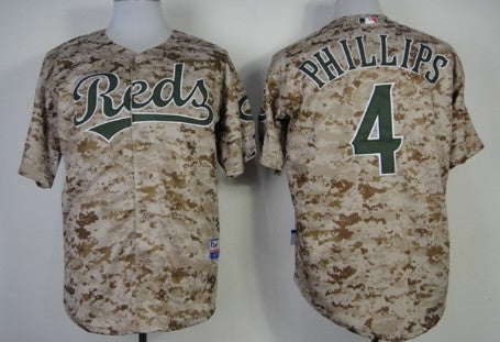 Brandon Phillips Cincinnati Reds camo Camo jersey