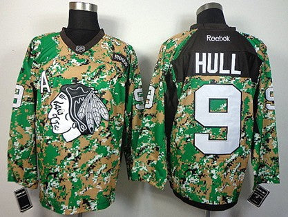 Bobby Hull Chicago Blackhawks camo Camo jersey