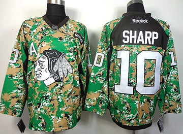 Patrick Sharp Chicago Blackhawks camo Camo jersey