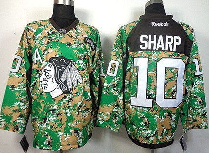 Patrick Sharp Chicago Blackhawks camo Camo jersey