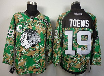 Jonathan Toews Chicago Blackhawks camo Camo jersey