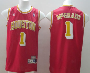 Tracy McGrady Houston Rockets red Throwback jersey