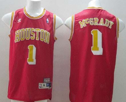 Tracy McGrady Houston Rockets red Throwback jersey