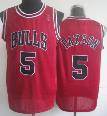 John Paxson Chicago Bulls red Throwback jersey