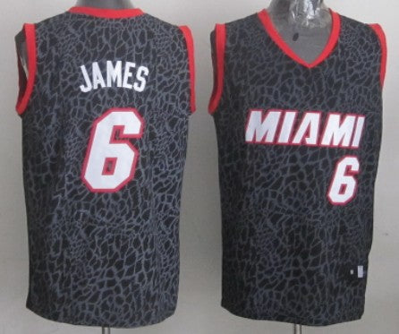 LeBron James Miami Heat black Fashion jersey
