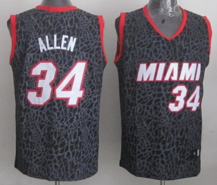 Ray Allen Miami Heat black Fashion jersey
