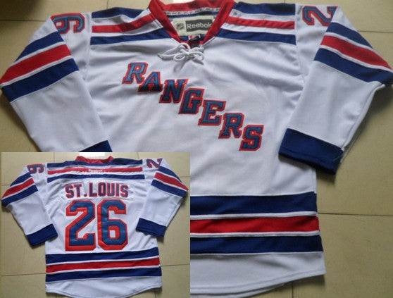 Martin St. Louis New York Rangers white jersey