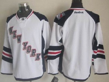 Custom New York Rangers white Stadium Series jersey