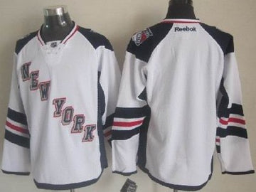 Custom New York Rangers white Stadium Series jersey