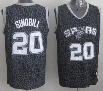 Manu Ginobili San Antonio Spurs black Fashion jersey