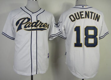 Carlos Quentin San Diego Padres white jersey