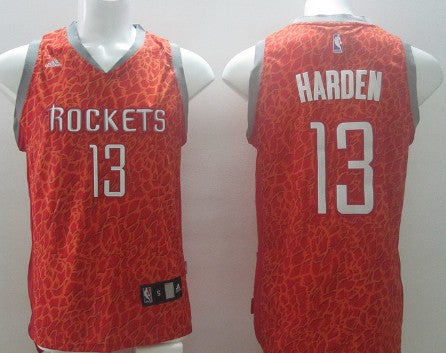 James Harden Houston Rockets red Fashion jersey