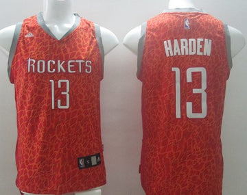 James Harden Houston Rockets red Fashion jersey