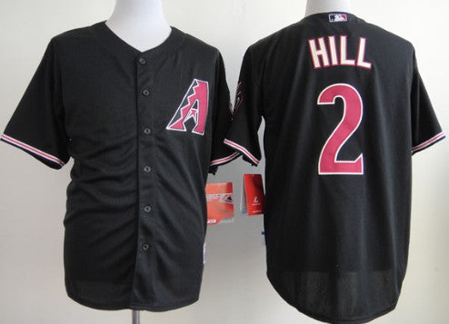 Aaron Hill Arizona Diamondbacks black jersey