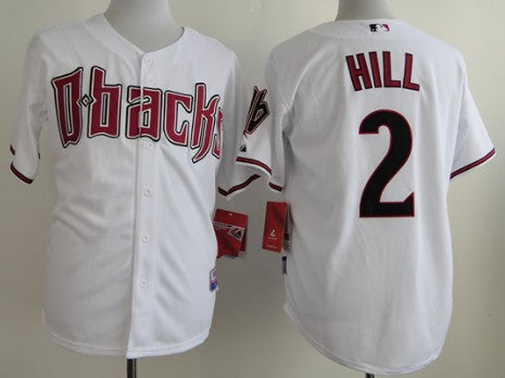 Aaron Hill Arizona Diamondbacks white jersey