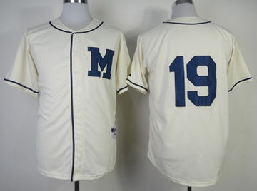 Robin Yount Milwaukee Brewers cream jersey