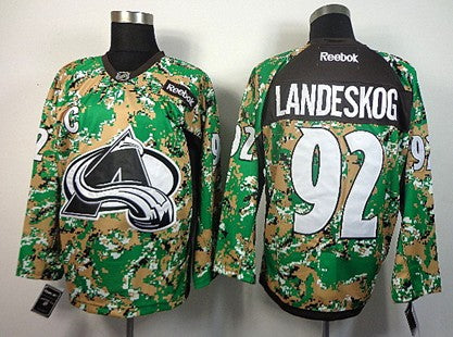 Gabriel Landeskog Colorado Avalanche camo Camo jersey