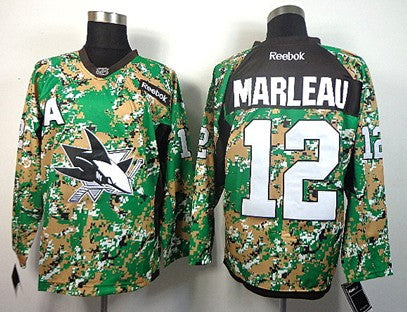 Patrick Marleau San Jose Sharks camo Camo jersey