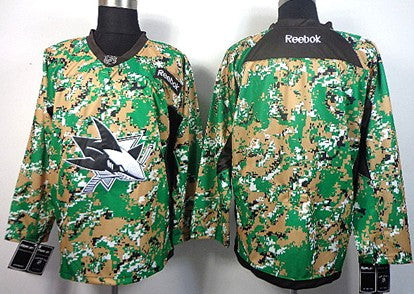 Custom San Jose Sharks camo Camo jersey