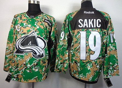Joe Sakic Colorado Avalanche camo Camo jersey