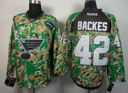 David Backes St. Louis Blues camo Camo jersey