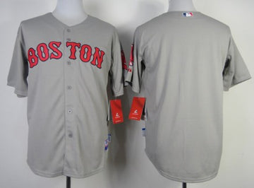 Custom Boston Red Sox gray jersey