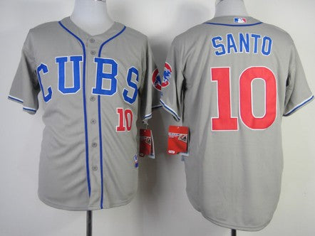 Ron Santo Chicago Cubs gray jersey
