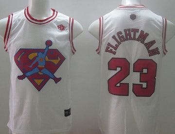 Flightman Chicago Bulls white jersey