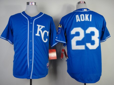 Norichika Aoki Kansas City Royals blue jersey
