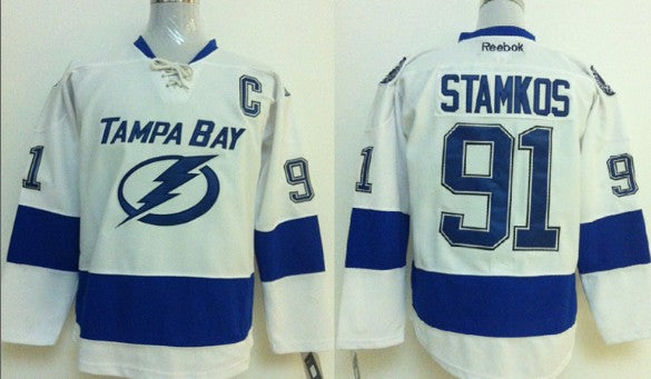 Steven Stamkos New Tampa Bay Lightning white jersey