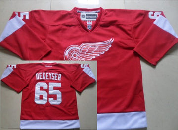 Danny DeKeyser Detroit Red Wings red jersey
