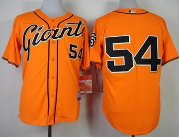 Sergio Romo San Francisco Giants orange jersey