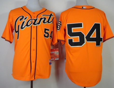 Sergio Romo San Francisco Giants orange jersey