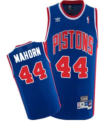 Rick Mahorn Detroit Pistons blue Throwback jersey